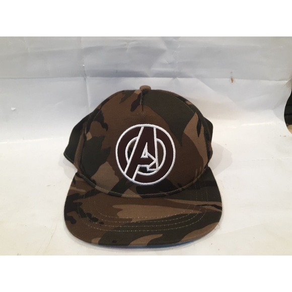 MARVEL Avengers Baseball Style CAMO Hat Cap Strapback Adjustable One Size - Picture 9 of 10